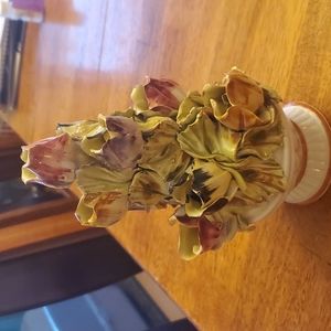 Vintage Floral Figurine Made in Italy